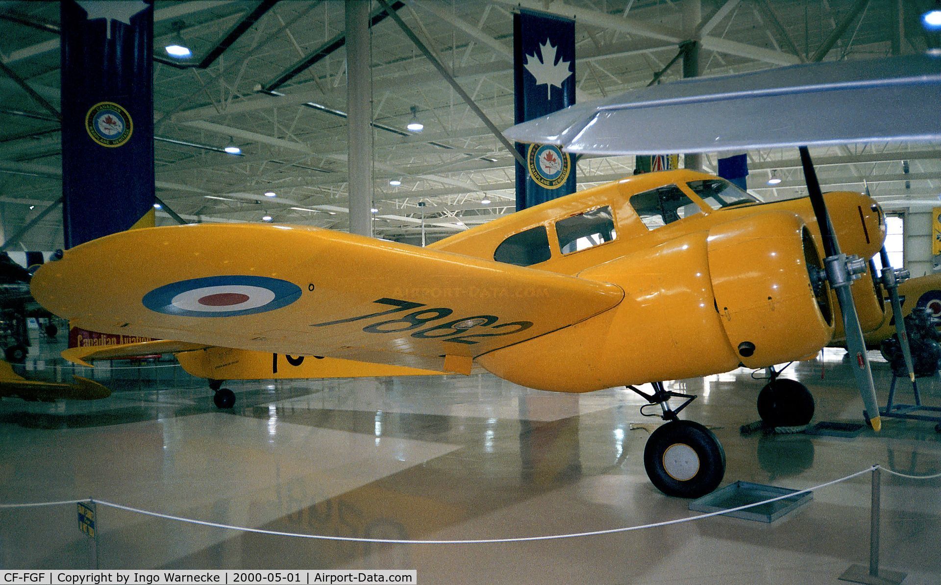 CF-FGF, 1942 Cessna T-50 Bobcat C/N 1355, Cessna T-50 Crane Mk.1 (Bobcat) at the Canadian Warplane Heritage Museum, Hamilton Ontario