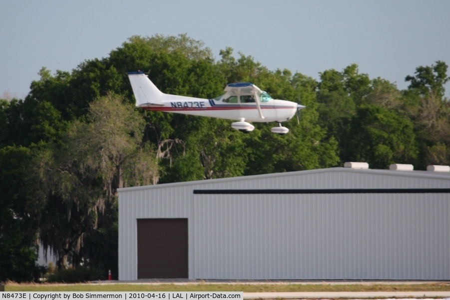 N8473E, 1979 Cessna 172N C/N 17272208, Arriving at Lakeland, FL during Sun N Fun 2010.