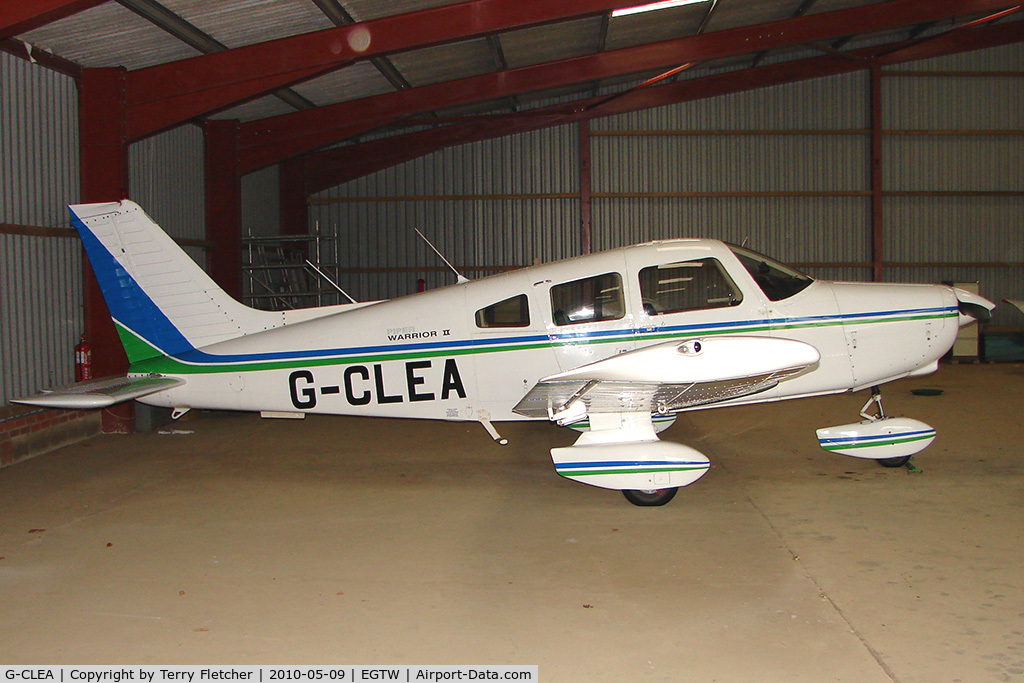 G-CLEA, 1978 Piper PA-28-161 Cherokee Warrior II C/N 28-7916081, 1978 Piper PIPER PA-28-161 at Oaksey Park