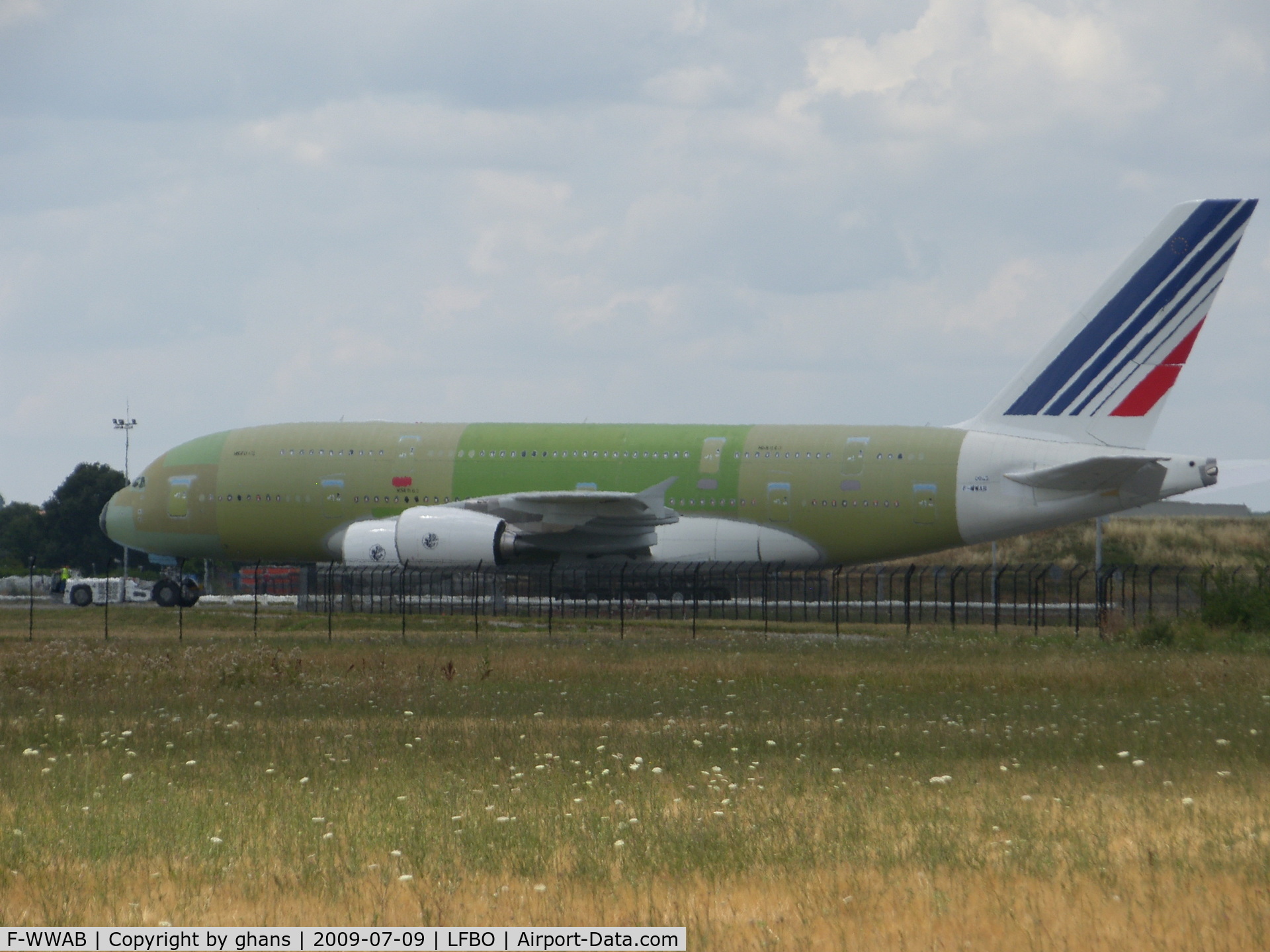 F-WWAB, 2009 Airbus A380-861 C/N 043, The second A380 for Air France