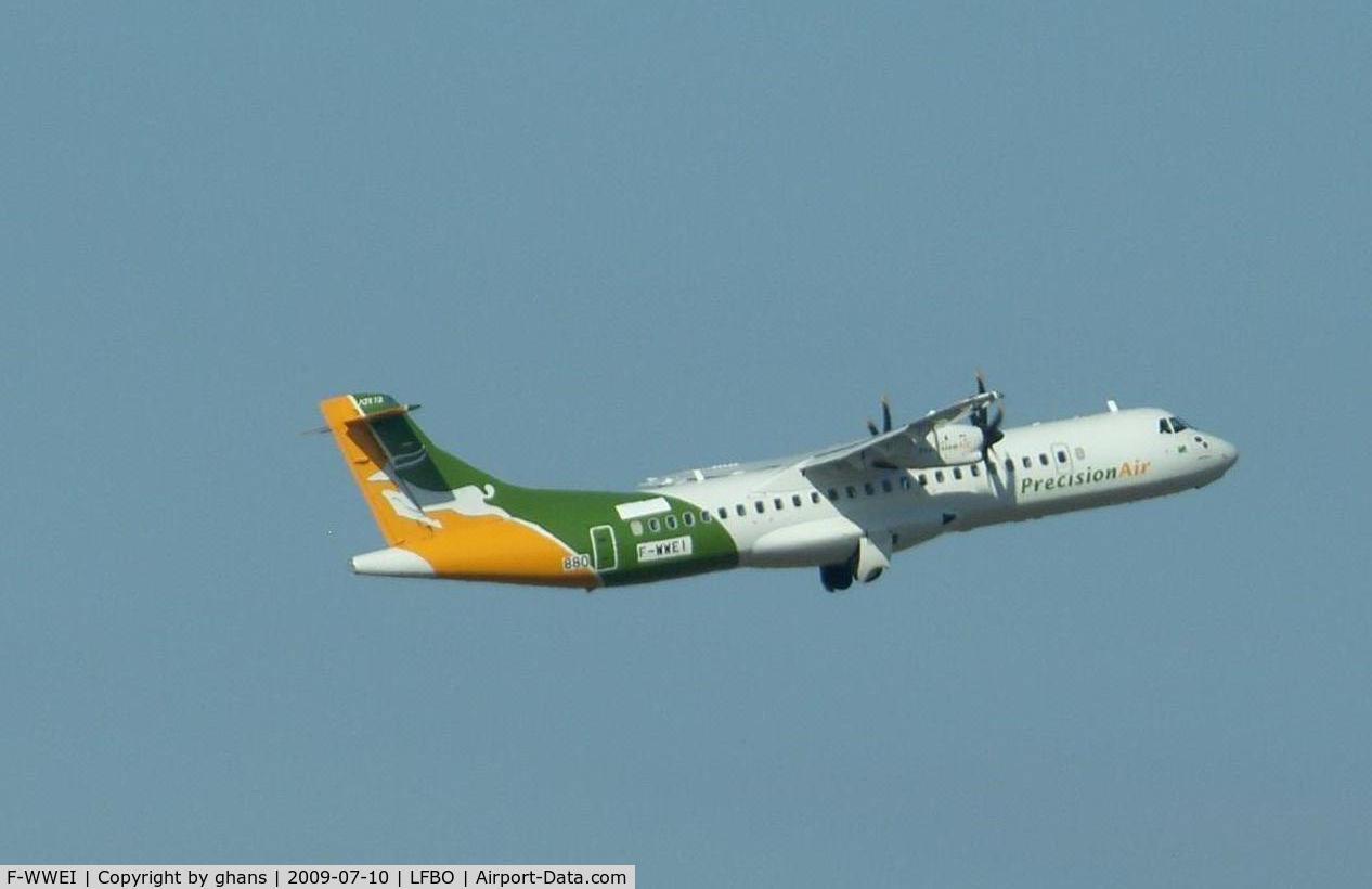 F-WWEI, 2009 ATR 72-212A C/N 880, Precision Air 5H-PWD