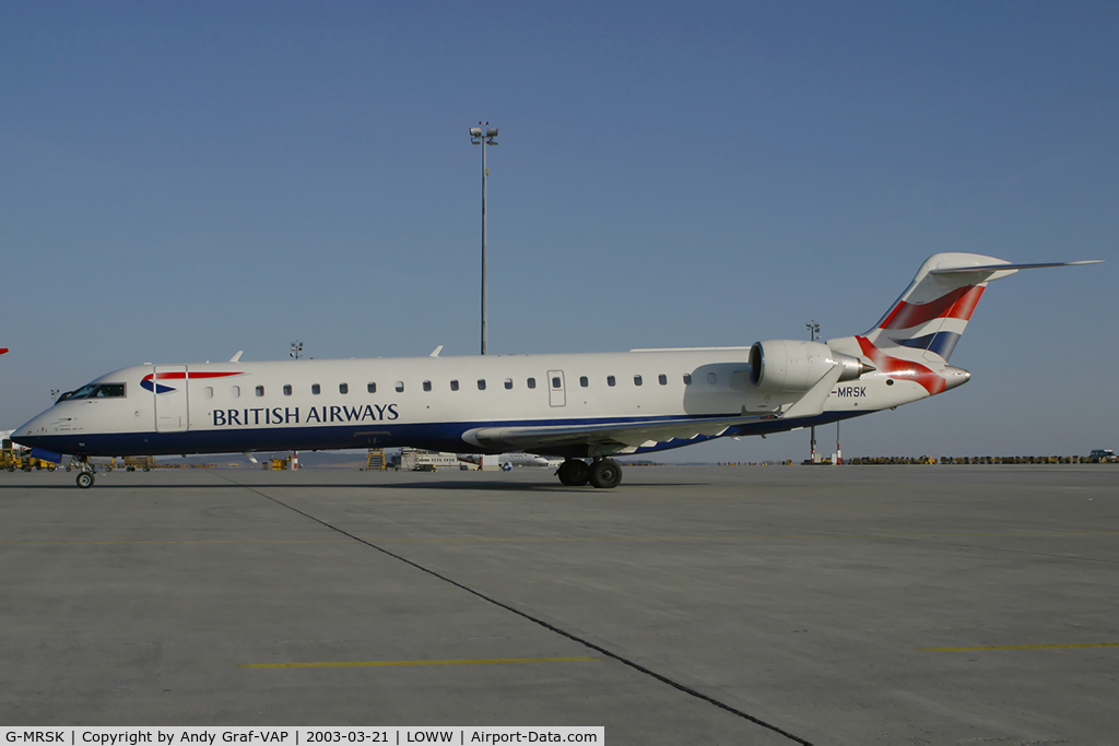 G-MRSK, 2001 Canadair CRJ-700 (CL-600-2C10) Regional Jet C/N 10028, British Airways CRJ700