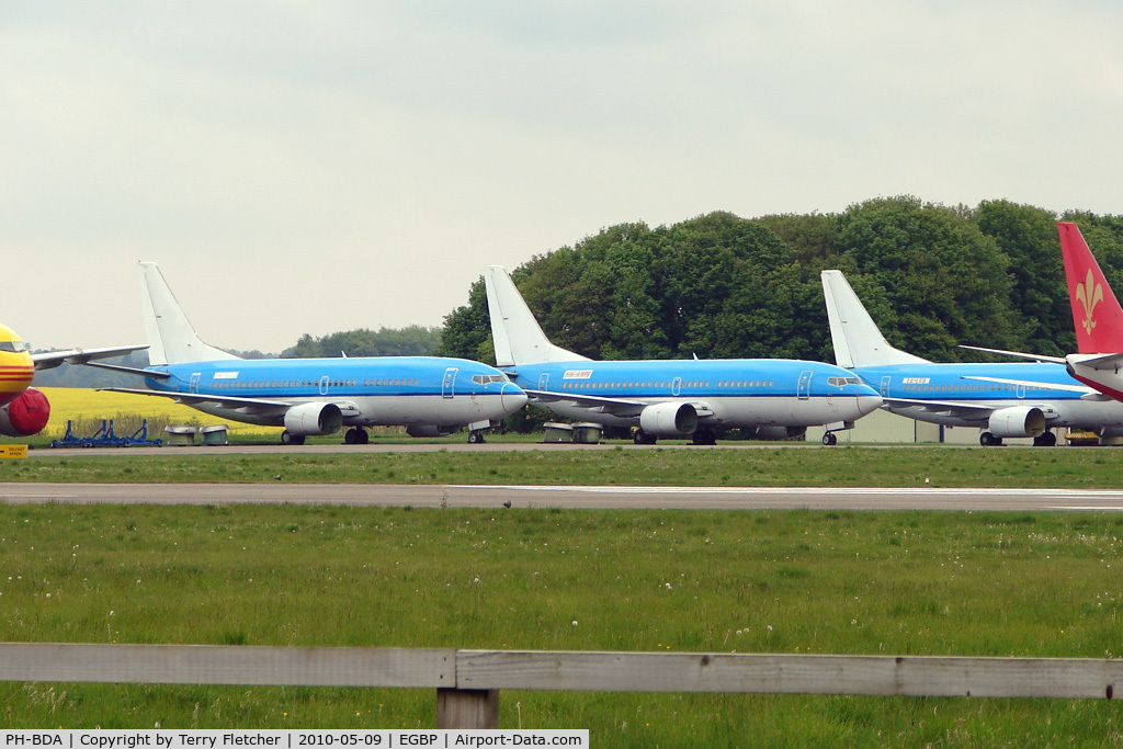 PH-BDA, 1986 Boeing 737-306 C/N 23537, KLM B737s PH-BDA / C/ D - Three of the aircraft awaiting the scrapman's axe at Kemble