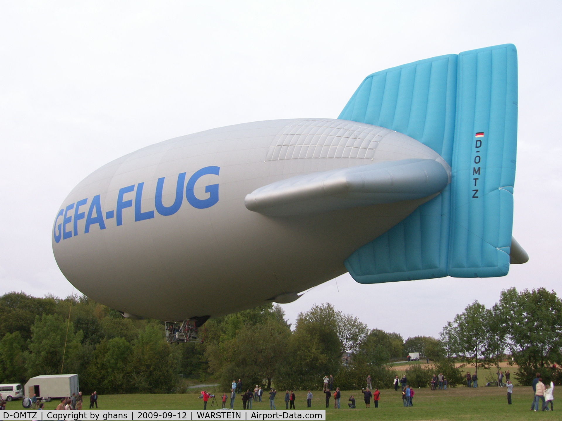 D-OMTZ, Gefa-Flug AS.105 C/N 50, Gefa-Flug airship