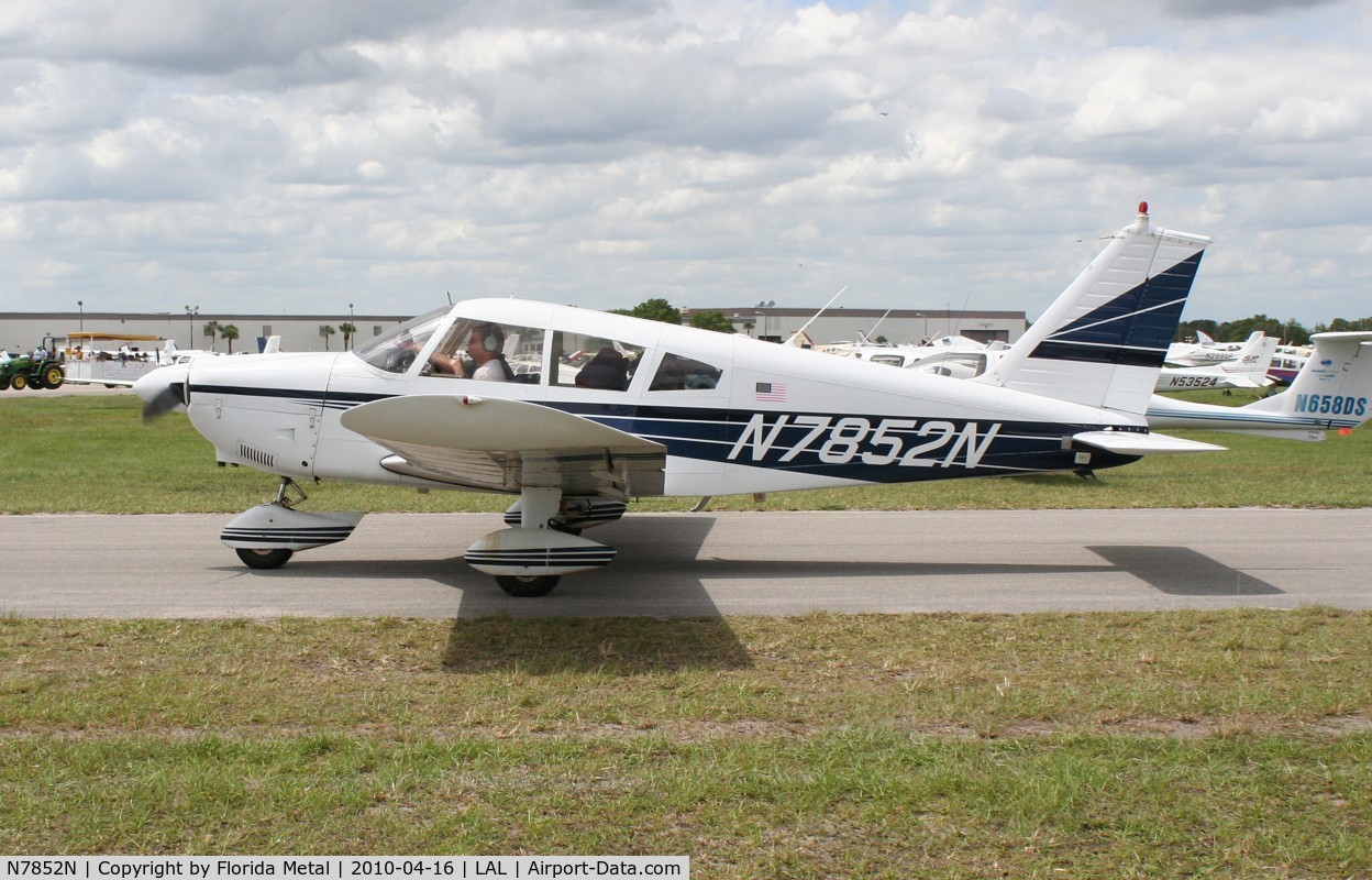 N7852N, 1969 Piper PA-28-180 C/N 28-5309, PA-28-180