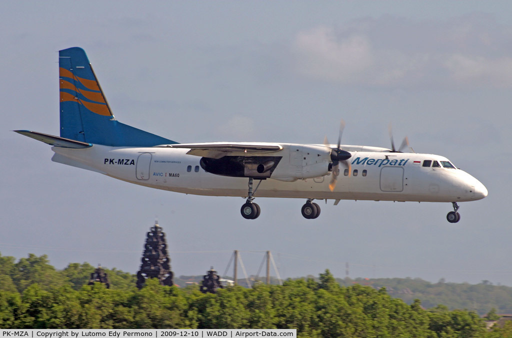 PK-MZA, 2007 Xian MA-60 C/N 0407, Merpati Nusantara Airlines