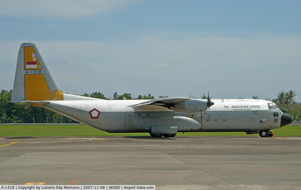 A-1318, Lockheed C-130H Hercules C/N 382-4865, Indonesian Airforce