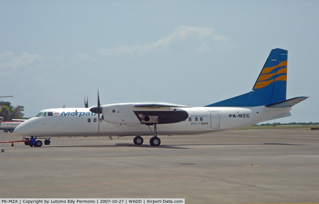 PK-MZA, 2007 Xian MA-60 C/N 0407, Merpati Nusantara Airlines