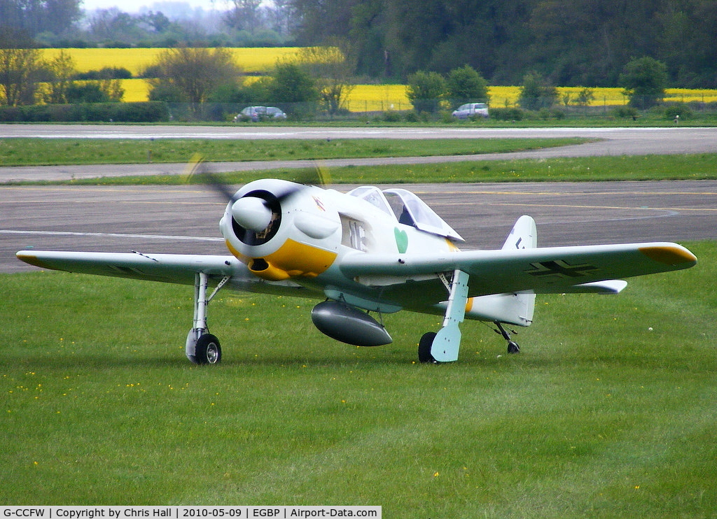 G-CCFW, 2003 WAR Focke-Wulf 190 C/N PFA 081-12729, at the Great Vintage Flying Weekend