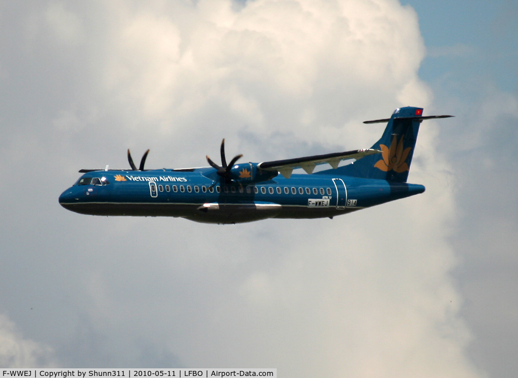 F-WWEJ, 2010 ATR 72-212A C/N 914, C/n 914