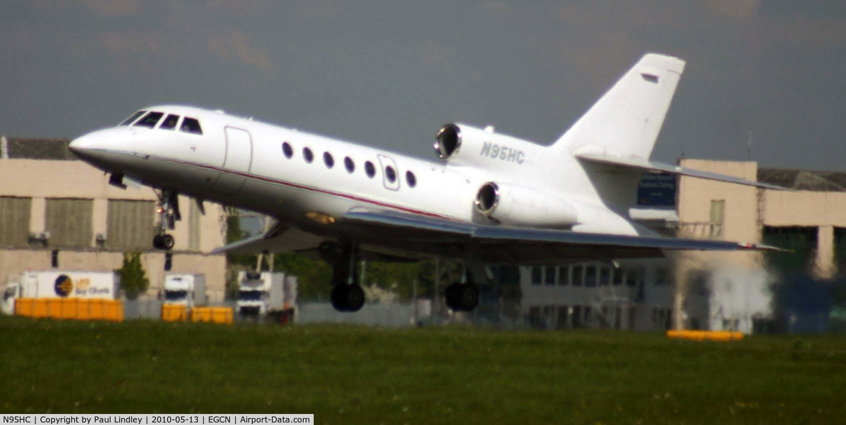 N95HC, 1994 Dassault Falcon 50 C/N 244, Making a sprightly departure !