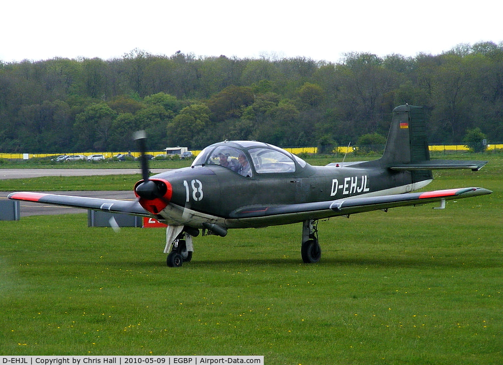 D-EHJL, Focke-Wulf FWP-149D C/N 45, at the Great Vintage Flying Weekend