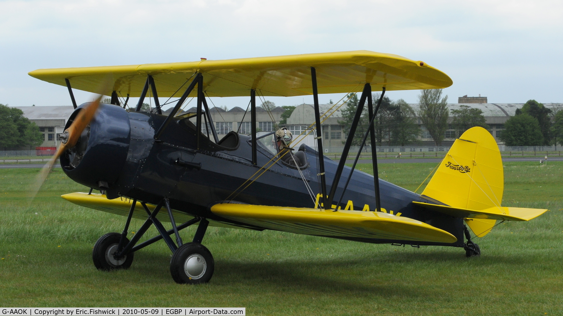 G-AAOK, 1929 Curtiss-Wright Travel Air 12Q C/N 2026, 1. G-AAOK at Kemble Airport (Great Vintage Flying Weekend)