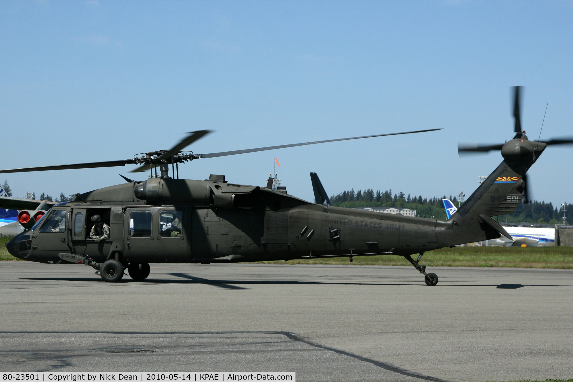 80-23501, 1980 Sikorsky UH-60A Black Hawk C/N 70259, KPAE