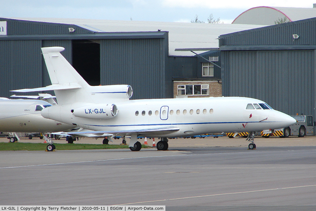LX-GJL, Dassault Falcon 900C C/N 197, Falcon 900 at Luton