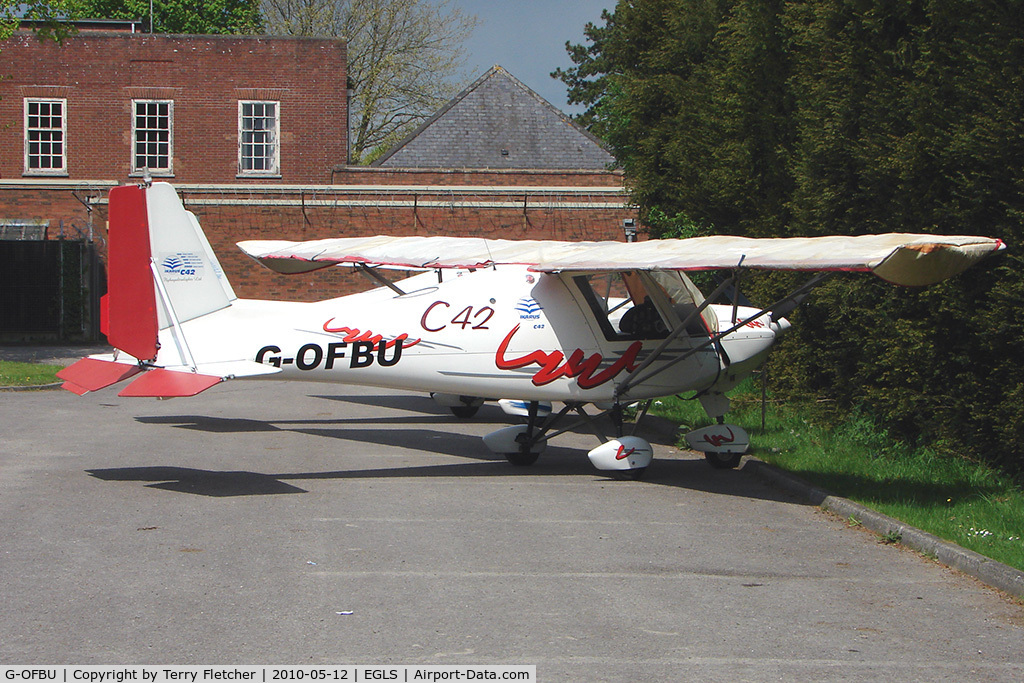 G-OFBU, 2001 Comco Ikarus C42 FB UK C/N PFA 322-13653, 2001 Fly Buy Ultralights Ltd IKARUS C42 FB UK at Old Sarum Airfield