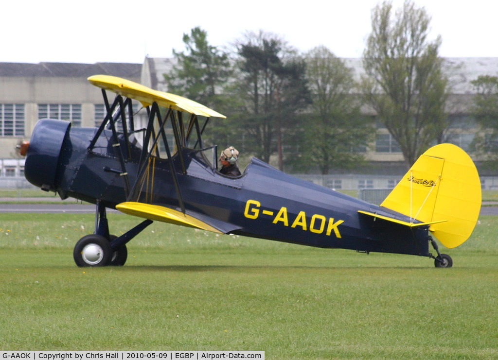 G-AAOK, 1929 Curtiss-Wright Travel Air 12Q C/N 2026, at the Great Vintage Flying Weekend