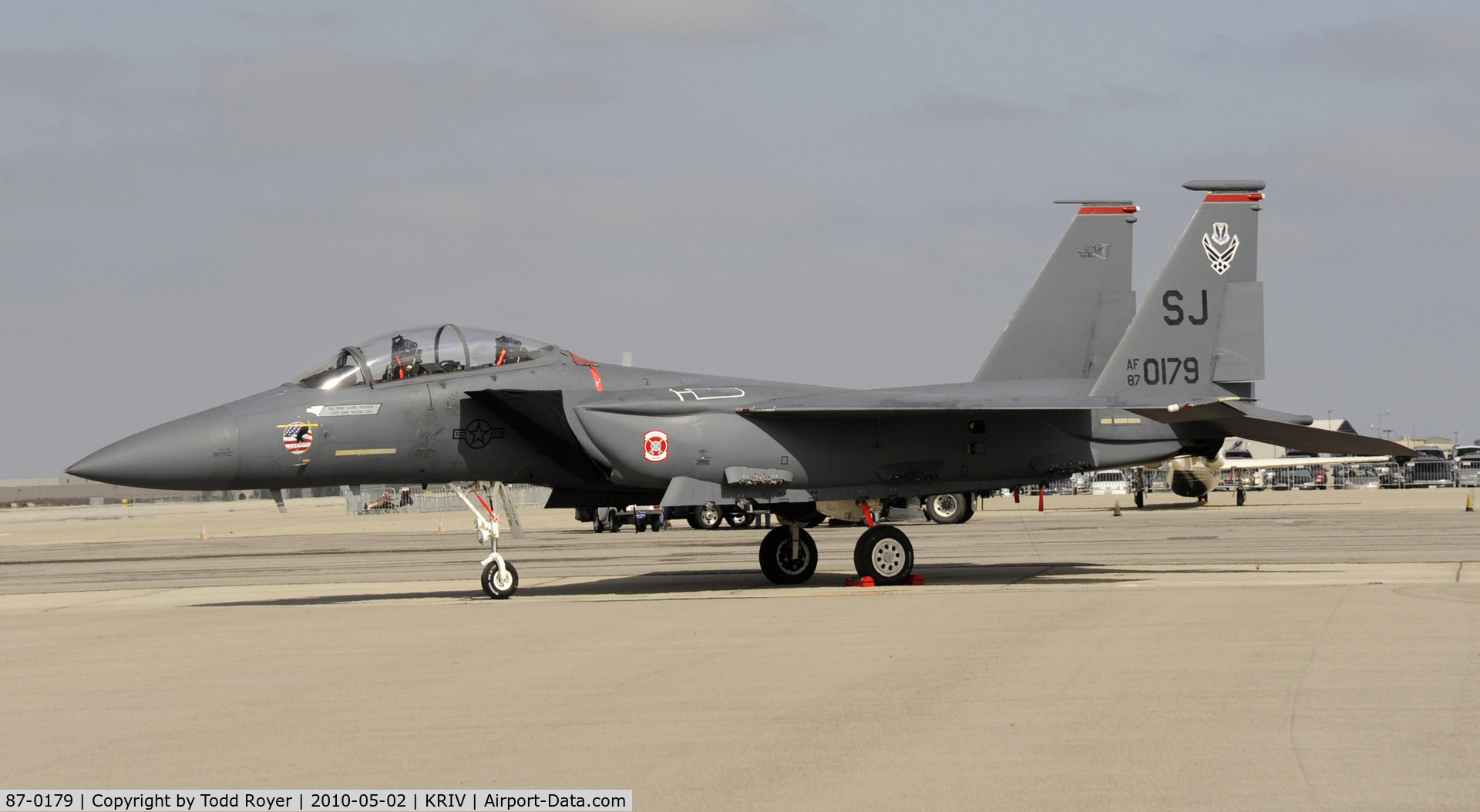 87-0179, 1987 McDonnell Douglas F-15E Strike Eagle C/N 1044/E019, March Field Airfest 2010