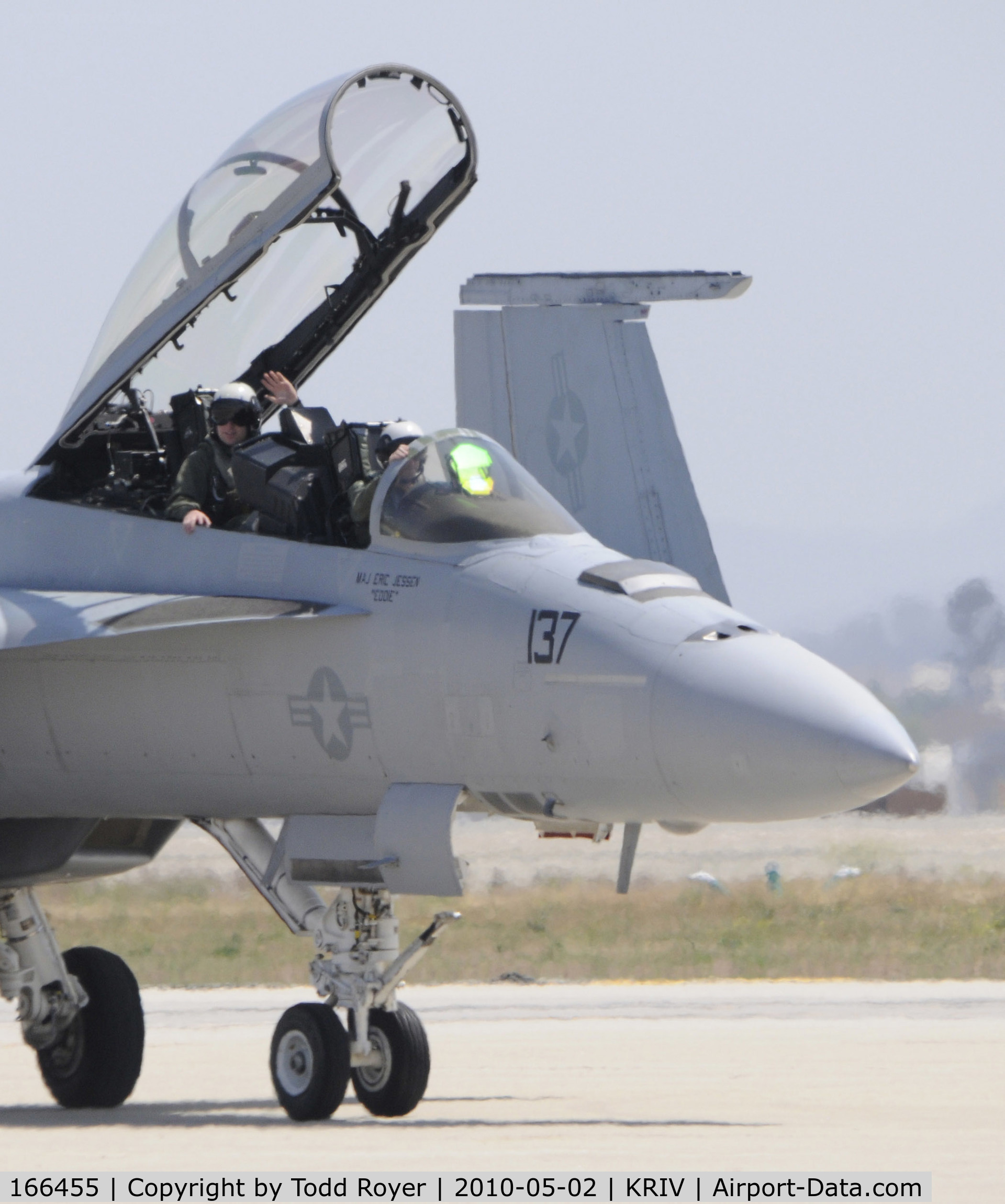 166455, Boeing F/A-18F Super Hornet C/N F090, March Field Airfest 2010