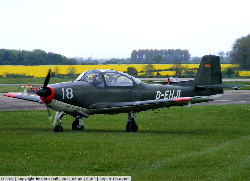 D-EHJL, Focke-Wulf FWP-149D C/N 45, at the Great Vintage Flying Weekend