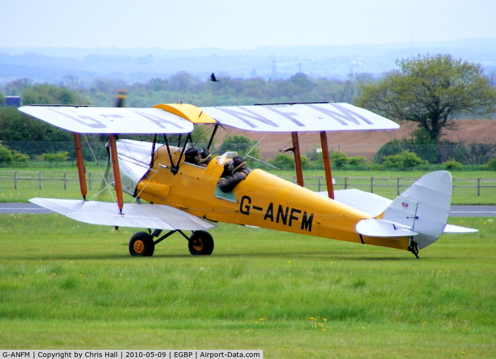 G-ANFM, 1941 De Havilland DH-82A Tiger Moth II C/N 83604, at the Great Vintage Flying Weekend