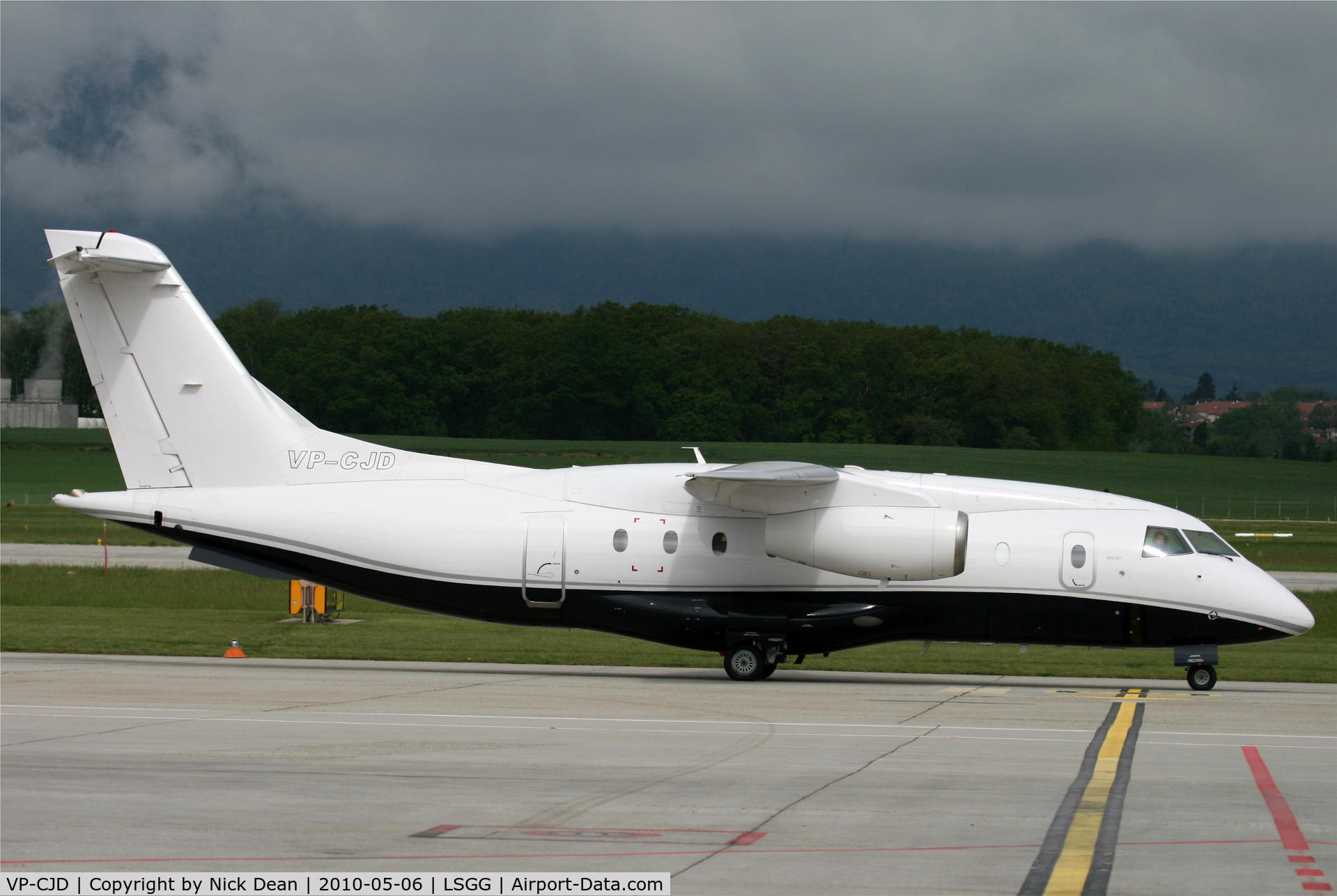 VP-CJD, 2008 Fairchild Dornier 328-300 328JET C/N 3221, LSGG