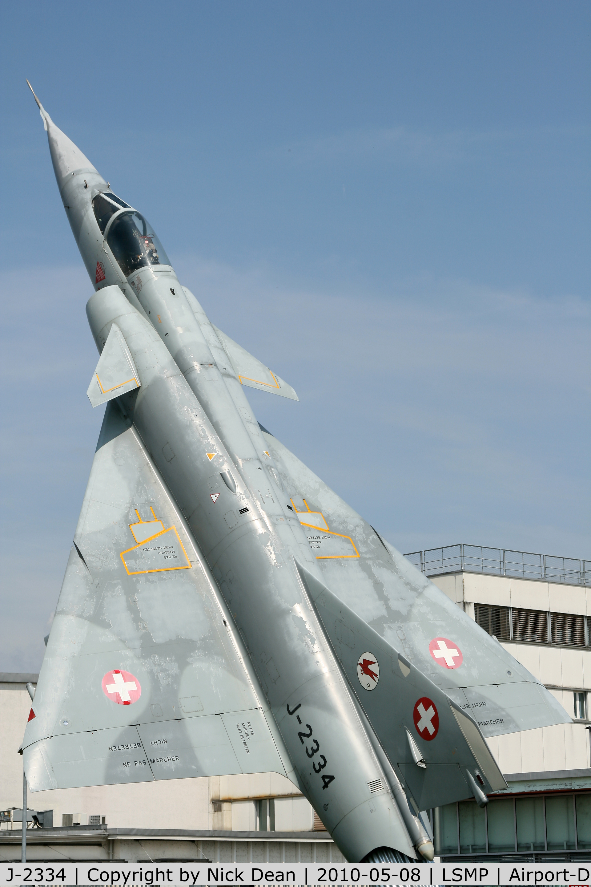J-2334, Dassault (F+W Emmen) Mirage IIIS C/N 1024, LSMP Payerne Air Base