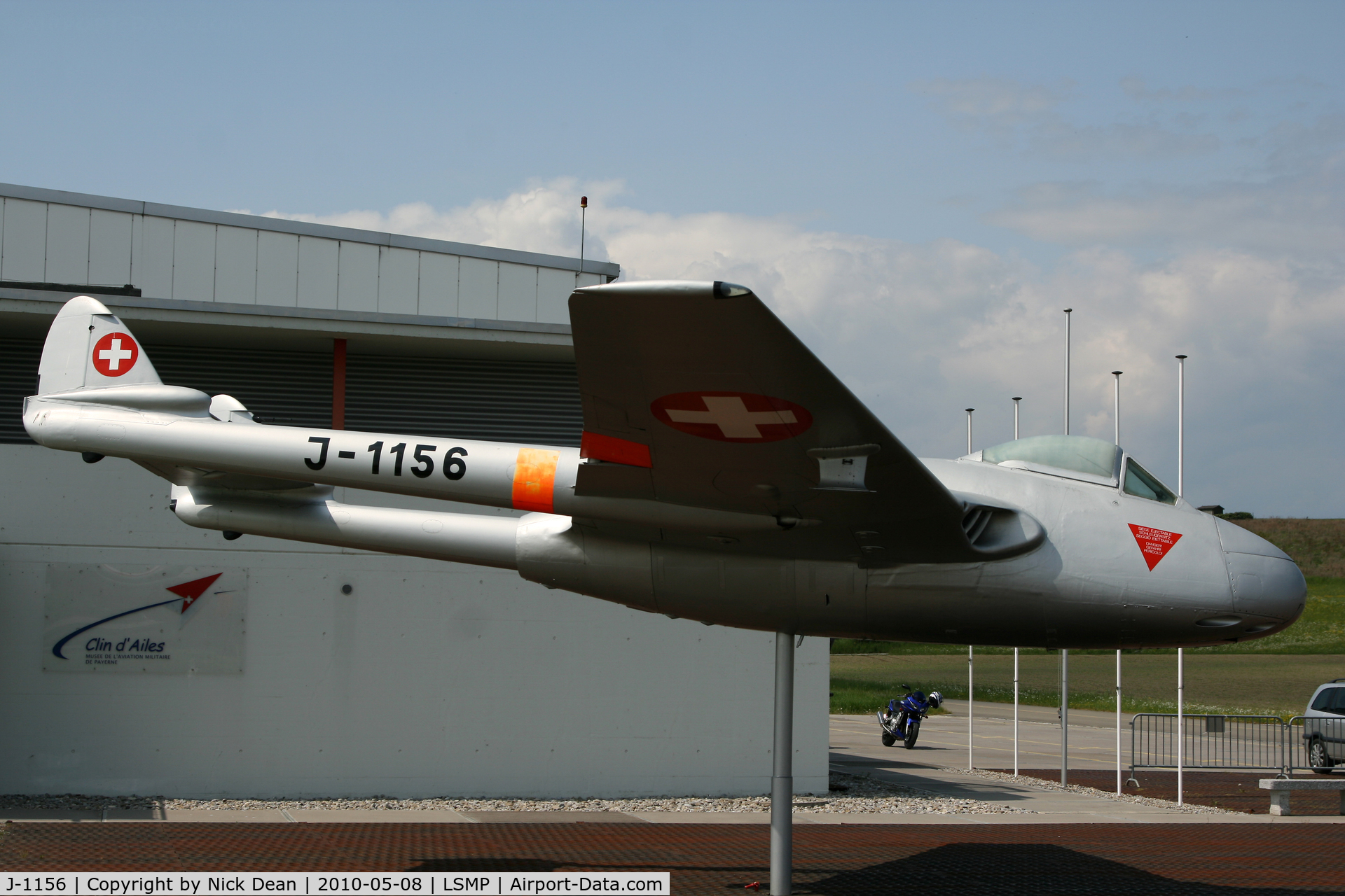 J-1156, De Havilland (FFA) Vampire FB6 (DH-100) C/N 665, LSMP