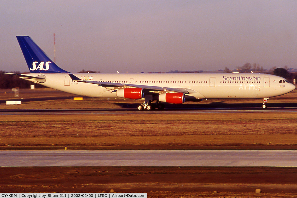 OY-KBM, 2002 Airbus A340-313X C/N 450, Delivery day...