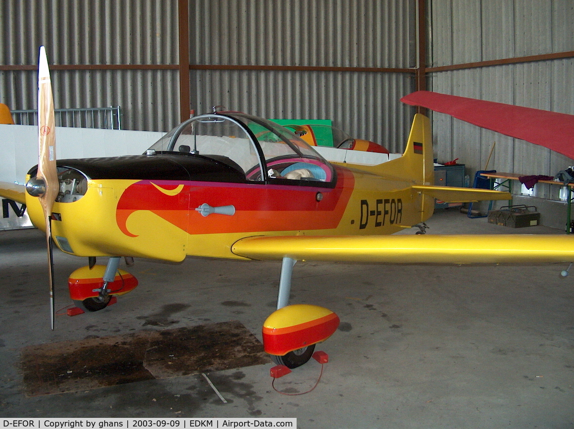 D-EFOR, 1962 Binder CP-301S Smaragd C/N 107, Build in 1962 and still active