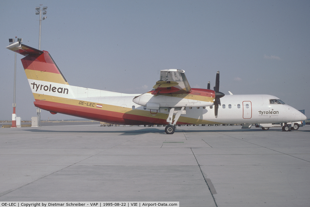 OE-LEC, 1992 De Havilland Canada DHC-8-311 Dash 8 C/N 313, Tyrolean Dash 8-300