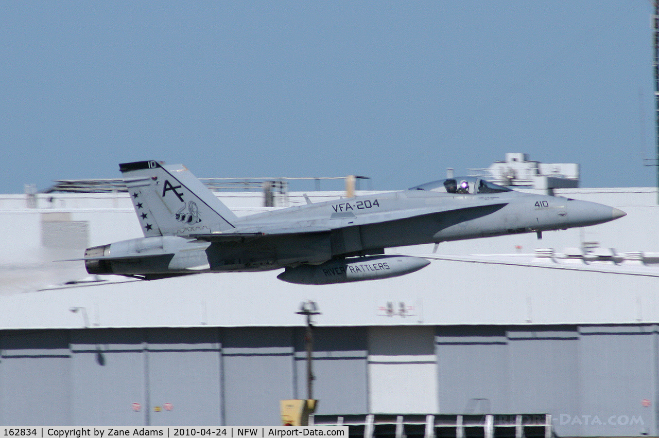 162834, McDonnell Douglas F/A-18A Hornet C/N 0351, At the 2010 NAS-JRB Fort Worth Airshow