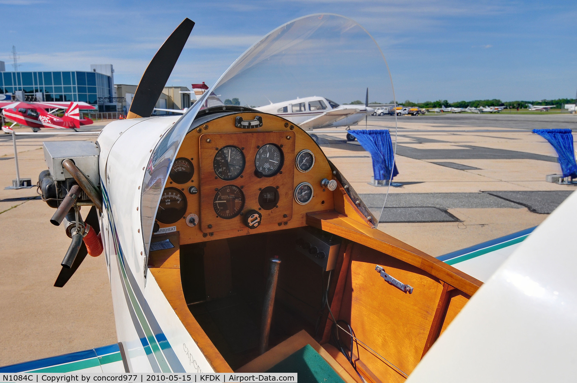 N1084C, 1965 Druine D.31 Turbulent C/N 1, Seen at KFDK on 5/15/2010.