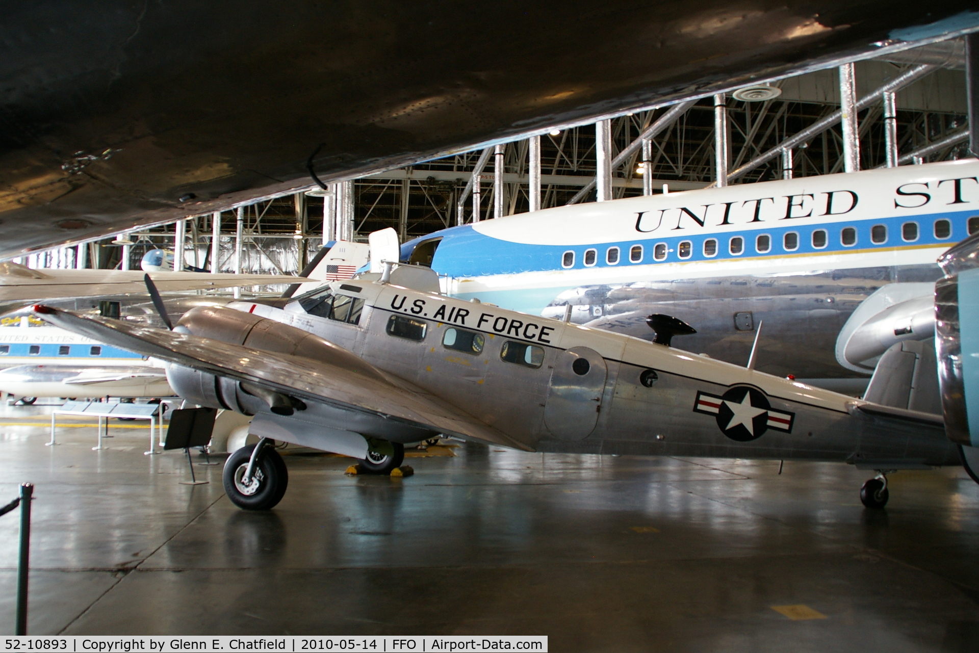 52-10893, 1952 Beech C-45H Expeditor C/N AF-823, At the National Museum of the USAF