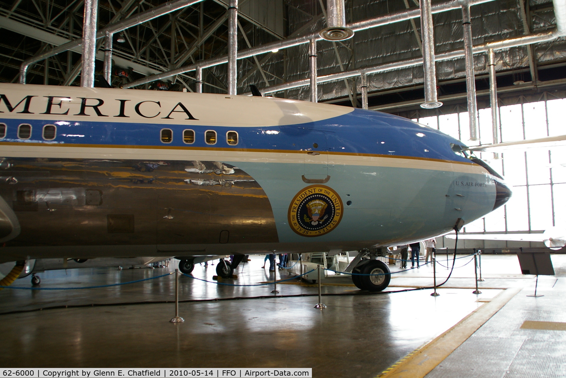 62-6000, 1962 Boeing VC-137C (707-353B) C/N 18461, At the National Museum of the USAF.  Newly painted
