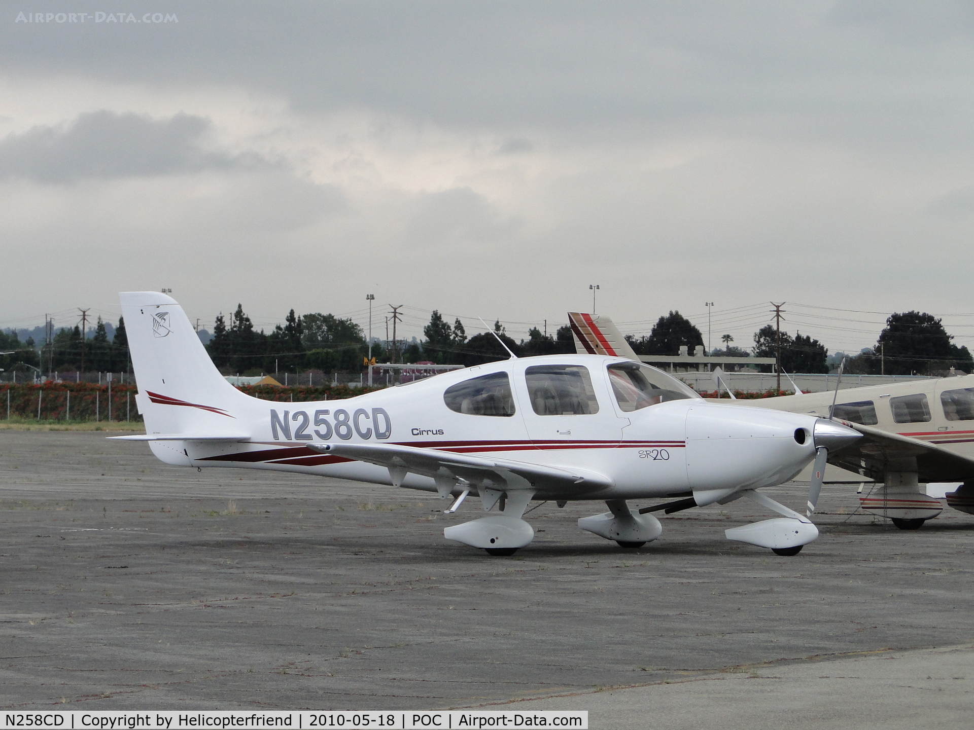 N258CD, 2002 Cirrus SR20 C/N 1186, Parked at Howard Aviation