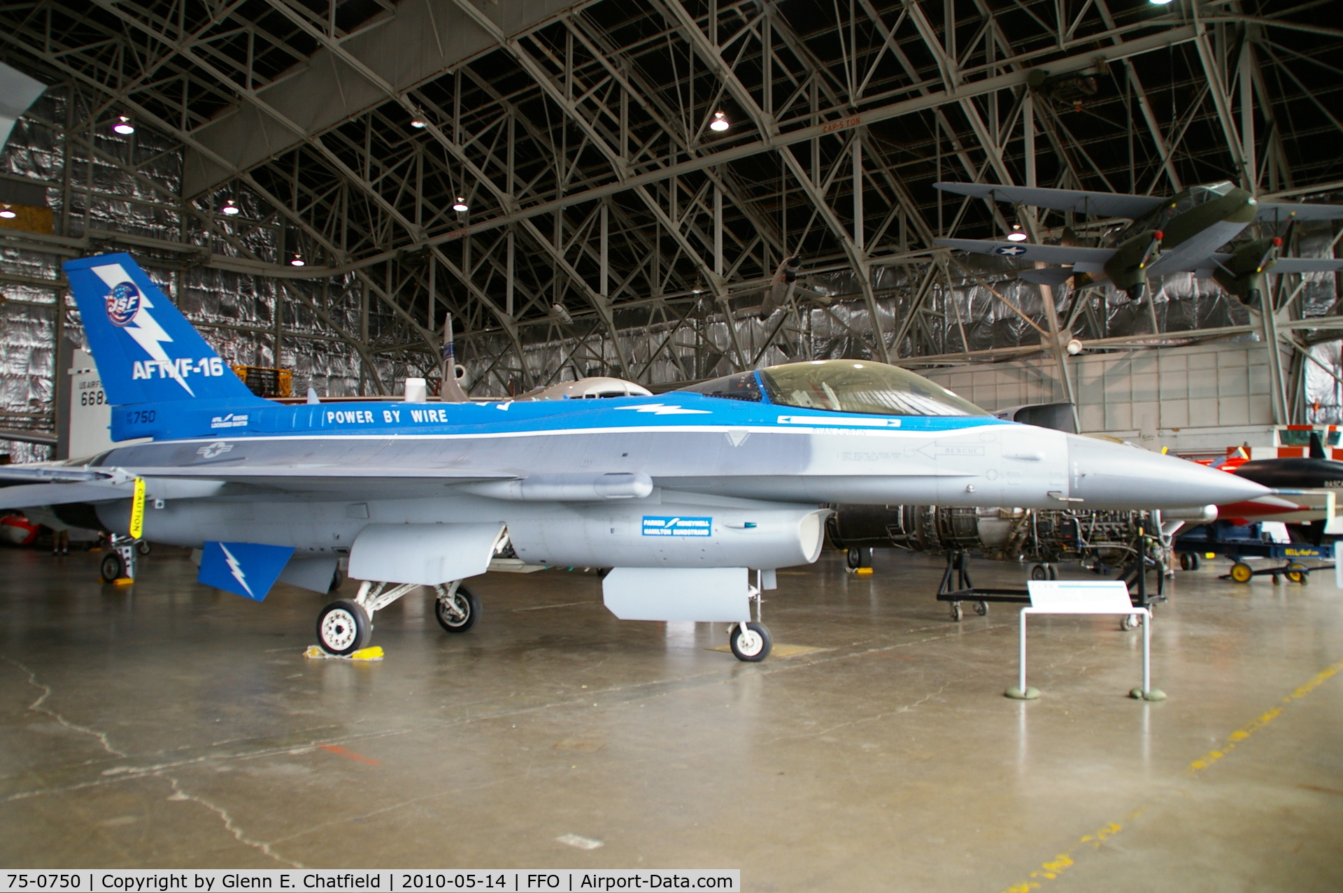 75-0750, 1975 General Dynamics YF-16A Fighting Falcon C/N 61-6, At the National Museum of the USAF