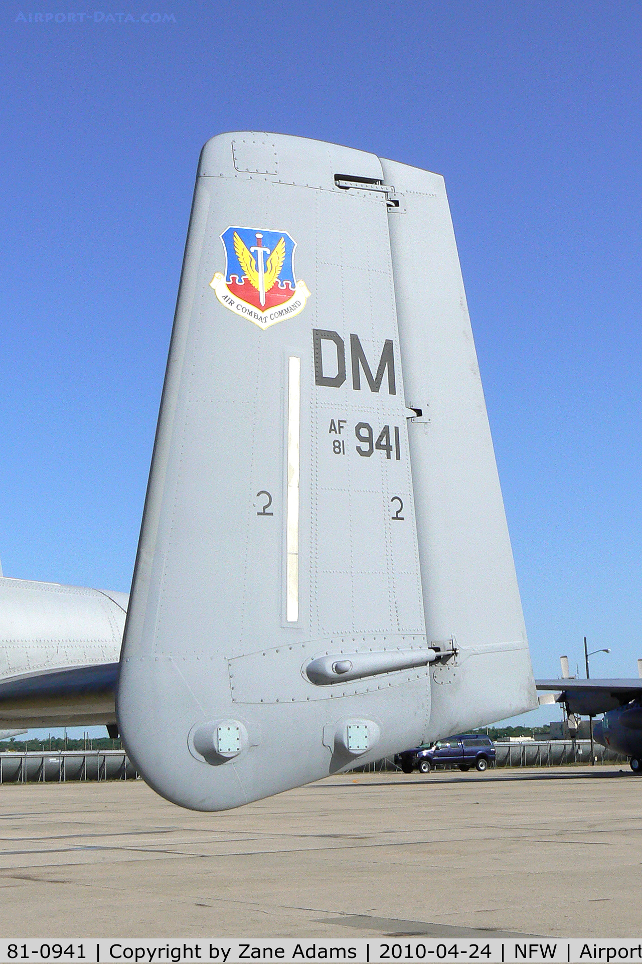 81-0941, 1981 Fairchild Republic A-10A Thunderbolt II C/N A10-0636, At the 2010 NAS-JRB Fort Worth Airshow