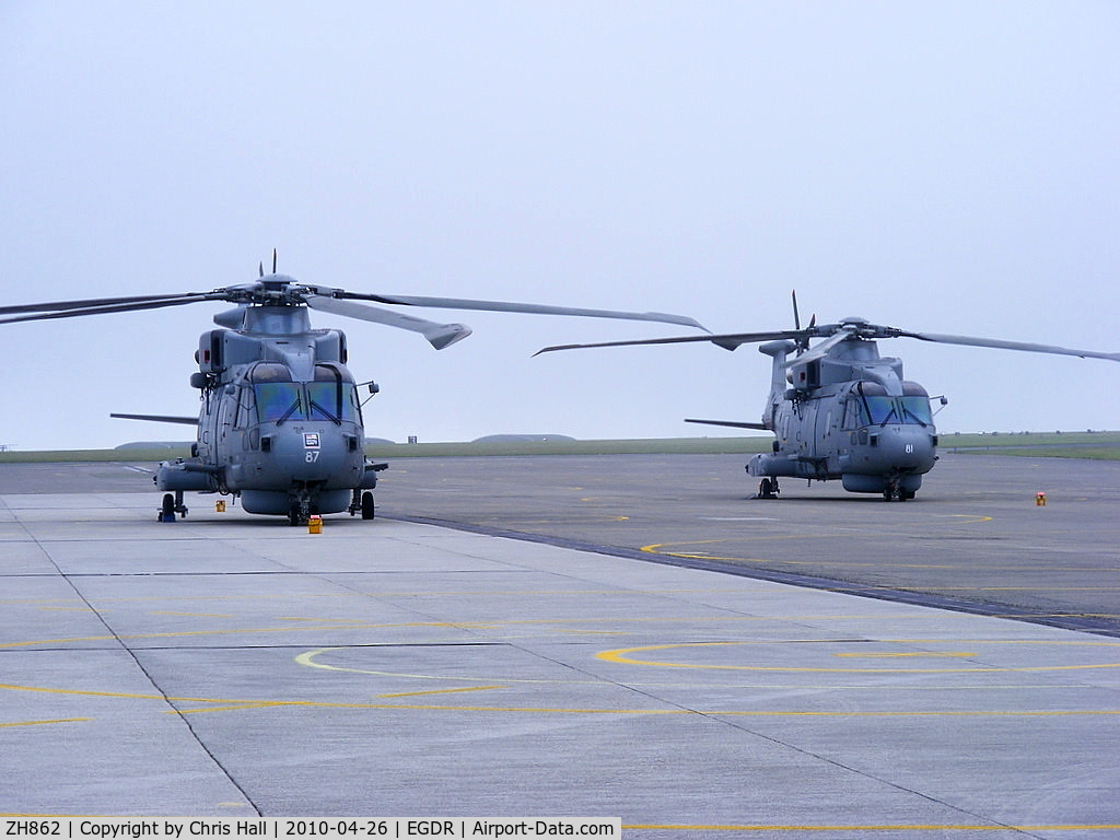 ZH862, 2002 AgustaWestland EH-101 Merlin HM.1 C/N 50171/RN42, Agusta Westland EH101 Merlin HM1, Royal Navy, 824 NAS with ZH840