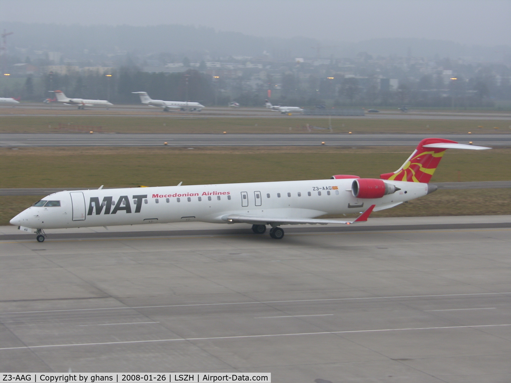 Z3-AAG, 2001 Bombardier CRJ-900LR (CL-600-2D24) C/N 15001, Just arrived from Macedonia