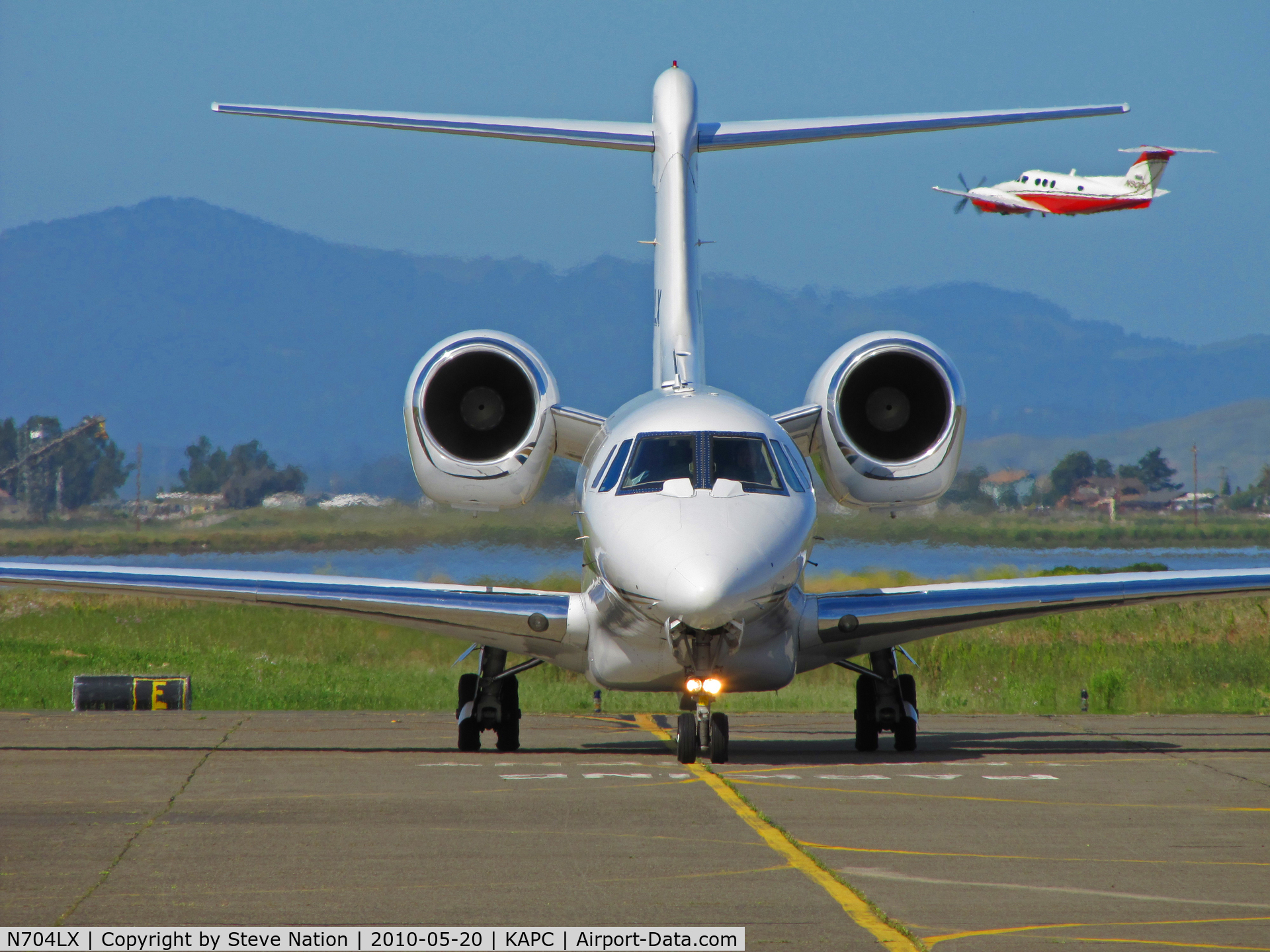 N704LX, 1999 Cessna 750 Citation X Citation X C/N 750-0091, Cessna 750 arriving from KSAT