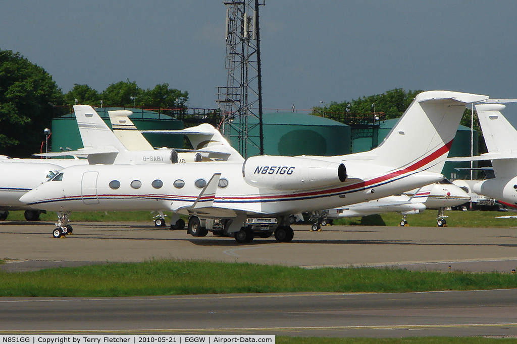 N851GG, 2008 Gulfstream Aerospace GIV-X (G450) C/N 4120, Gulfstream G450 at Luton