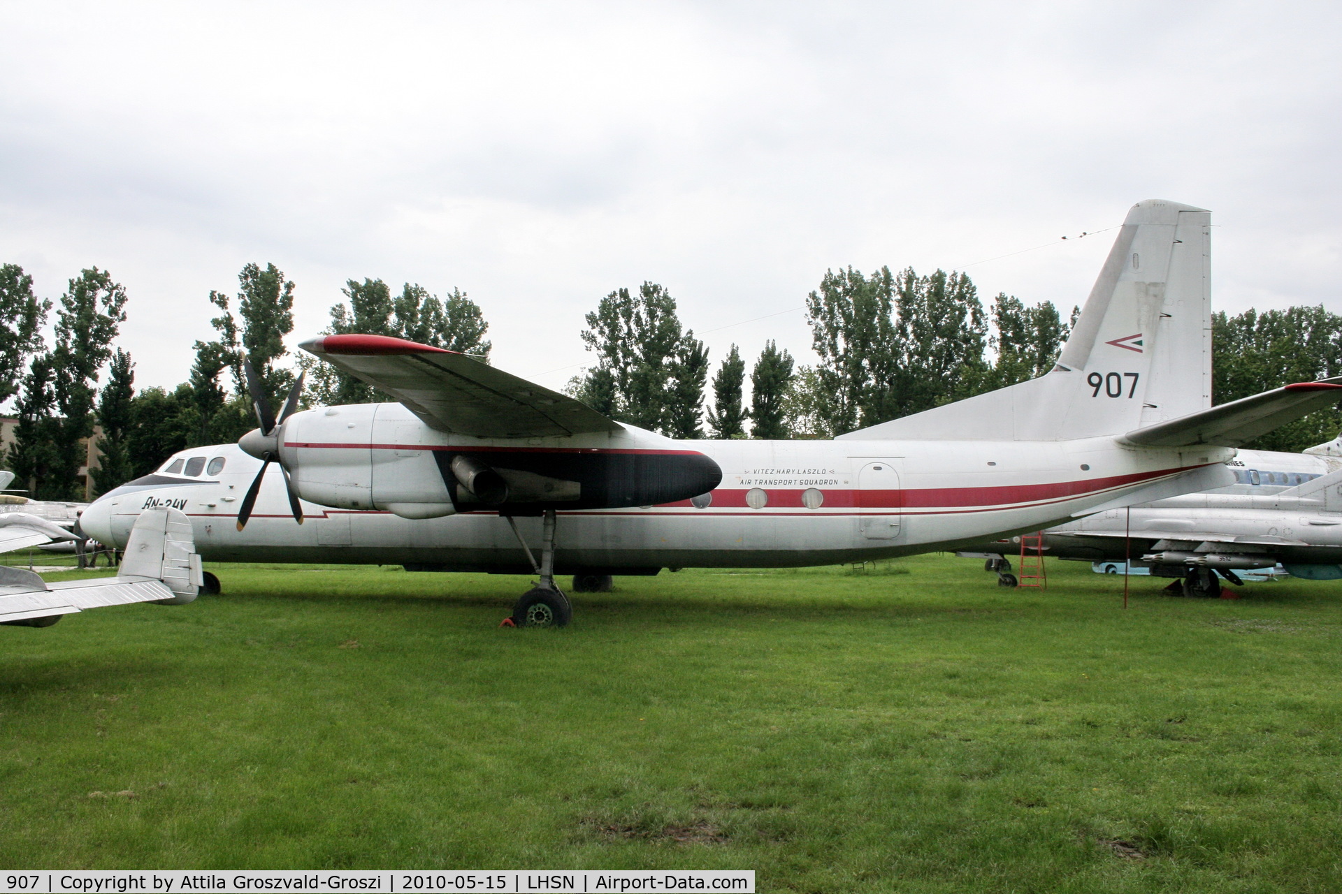 907, 1967 Antonov An-24V C/N 77303907, Szolnok-Szandaszölös airplane museum.