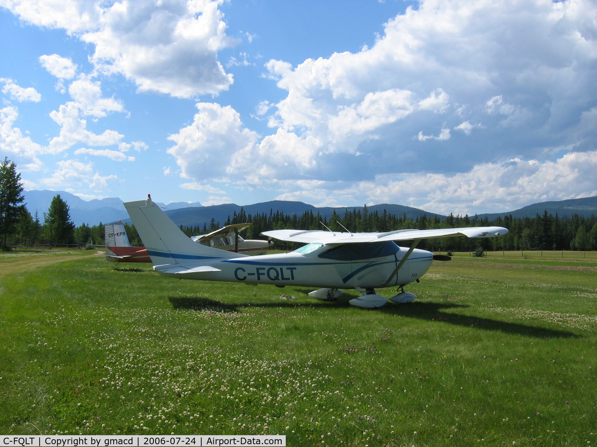 C-FQLT, 1964 Cessna 182G Skylane C/N 18255074, In the Rockies