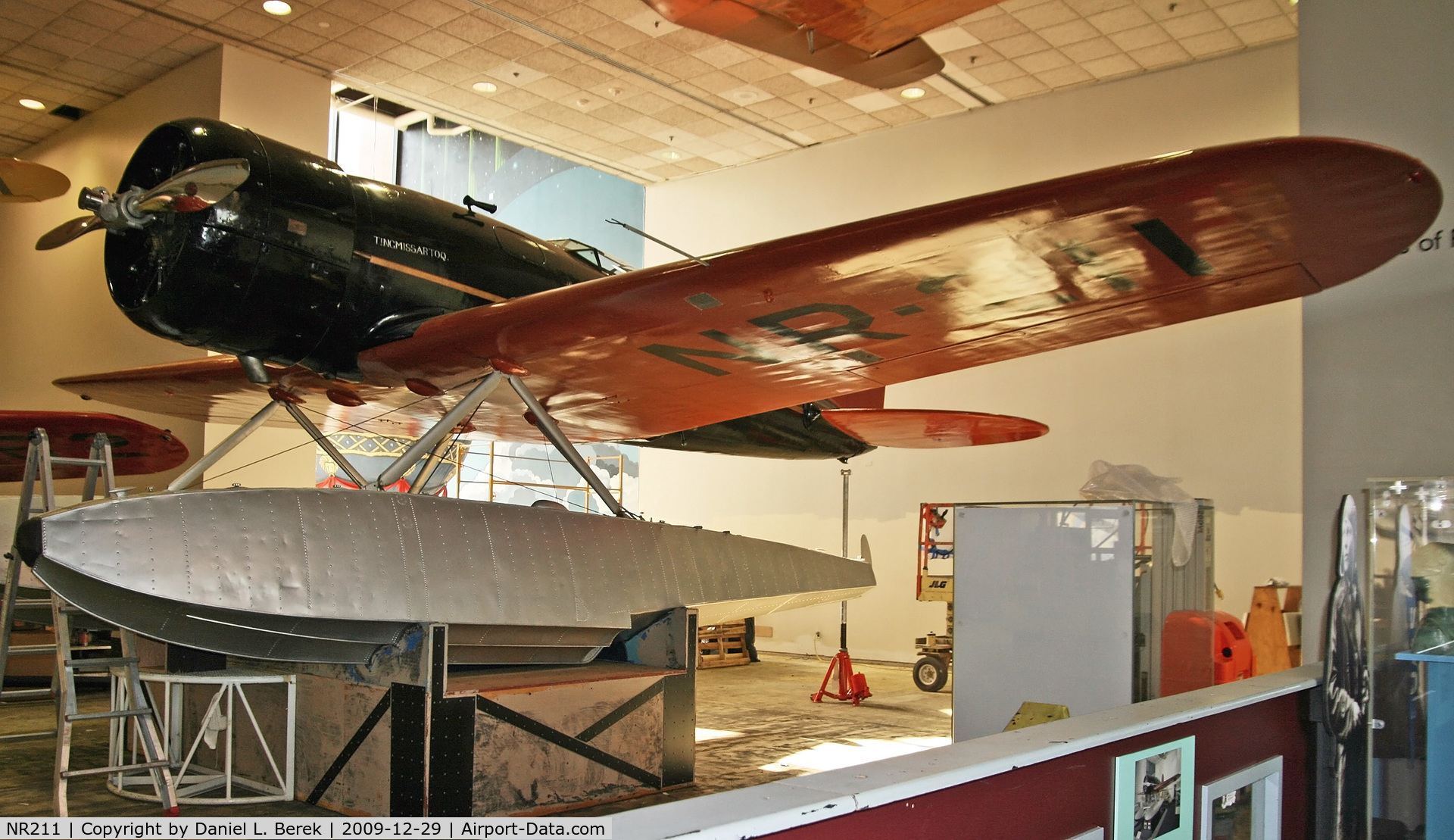 NR211, 1929 Lockheed Sirius 8A C/N 140, Charles and Anne Morrow Lindbergh used this aircraft to explore Alaska.