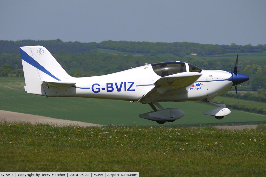 G-BVIZ, 1996 Europa Tri-Gear C/N PFA 247-12601, 1996 Punter Tj And Jeffers Pg EUROPA at Compton Abbas on 2010 French Connection Fly-In Day