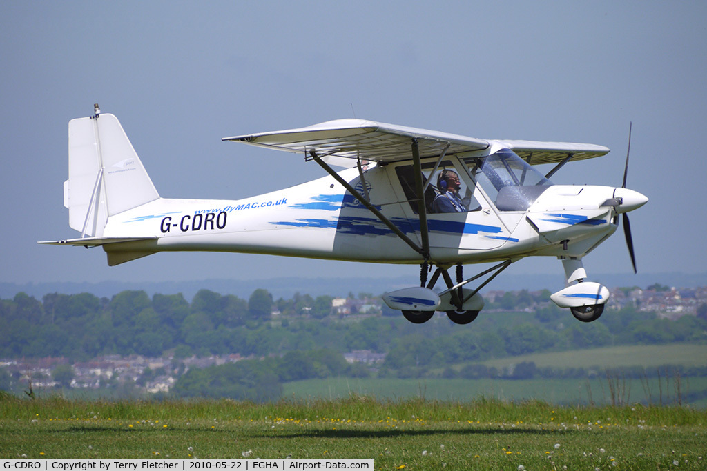 G-CDRO, 2005 Comco Ikarus C42 FB80 C/N 0507-6750, 2005 Aerosport Ltd IKARUS C42 FB80 at Compton Abbas on 2010 French Connection Fly-In Day