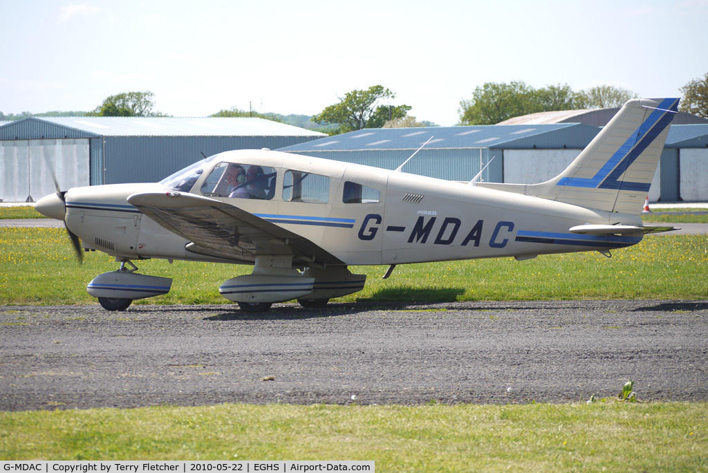 G-MDAC, 1982 Piper PA-28-181 Cherokee Archer II C/N 28-8290154, 1982 Piper PIPER PA-28-181 at Henstridge Airfield