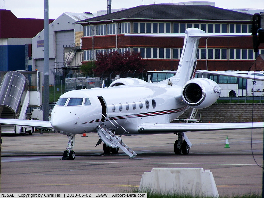 N55AL, 2008 Gulfstream Aerospace GV-SP (G550) C/N 5229, AML Leasing