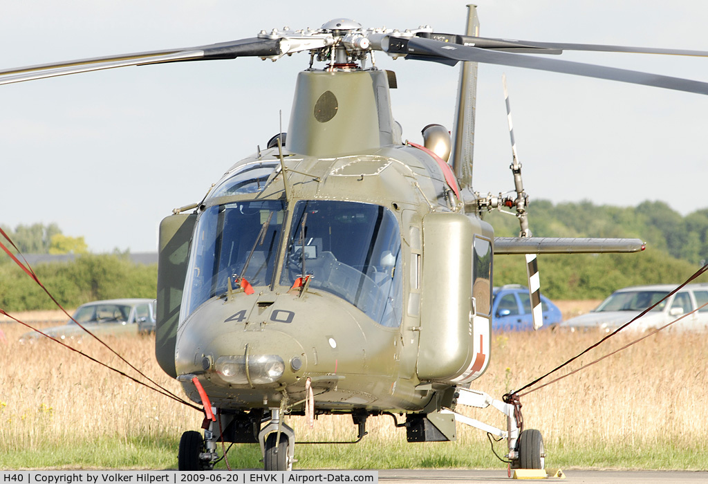 H40, Agusta A-109BA C/N 0340, at Volkel